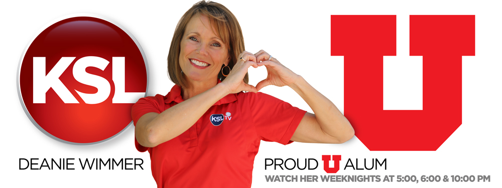 U Alum Deanie Wimmer with KUTV News